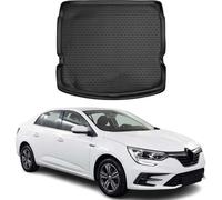 Tapis de coffre pour Renault Megane 2016-2020 Caoutchouc TPE Noir