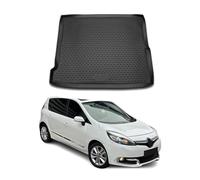 Tapis de Coffre pour Renault Scenic III 2010-2016 en Caoutchouc TPE 3D Noir 1Pcs