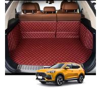Tapis De Coffre pour Skoda Kodiaq GT 7Seast 2017-2024 2025, Bac De Coffre, Bac De Protection, avec Bords RelevéS RéSistant ImperméAble Et AntidéRapant Protection,F-Red