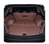 Tapis De Coffre pour Skoda pour Kodiaq 2017-2025 5/7 Places Imperméable Modification Intérieure Tapis Coffre Tapis Coffre Arrière(Full Coffee,7 Seat)