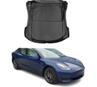 Tapis de coffre pour Tesla Model 3 2017-2024 Caoutchouc TPE Noir