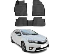 Tapis de coffre pour Toyota Corolla Limo 2014-2019 Caoutchouc noir