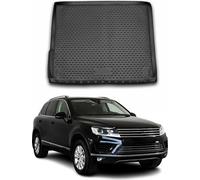 Tapis de coffre pour VW Touareg 2014-2018 Caoutchouc TPE Noir