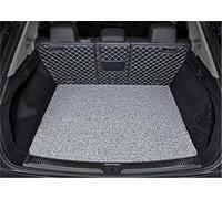 Tapis DE Coffre sur Mesure Tapis en Cuir pour Coussin De Rembourrage Coffre Voiture Tapis Coffre De Doublure De Cargaison Durable pour Touareg 2019 2020 2021 Antidérapant Protection(Black beige2)