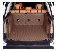 Tapis de Coffre Tapis Coffre Voiture Cuir décoration Protection Garniture intérieure Accessoires Modification pour BMW X5 G05 2019 2020 2021(Khaki 6pcs)