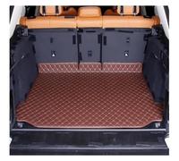 Tapis de Coffre Tapis Coffre Voiture Cuir décoration Protection Garniture intérieure Accessoires Modification pour BMW X5 G05 2019 2020 2021(Brown 1pcs)