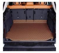 Tapis de Coffre Tapis Coffre Voiture Cuir décoration Protection Garniture intérieure Accessoires Modification pour BMW X5 G05 2019 2020 2021(Khaki 1pcs)