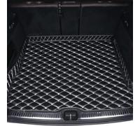Tapis De Coffre Voiture Cuir pour Sport 2018-2021, ArrièRe Cargaison Doublure Anti-Rayures Protecteur Protection Cargo Coussin Accessoires, Black and White