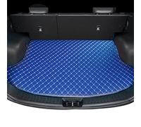 Tapis De Coffre Voiture Personnalisé pour Alfa Romeo pour Giulia pour Mito pour Stelvio pour Giulietta Auto Arrière Boîte Protecteur Cuir Cargo Liner Tapis Plateau(Bleu)