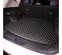 Tapis de Coffre Voiture pour Audi A3 Sedan (8Y) 2020-2023, Auto Tapis Coffre, Protège Le Coffre d'origine, ImerméAbles AntidéRapant Résistant, C-Black with Rice Thread