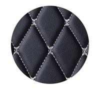 Tapis de coffre voiture Pour BMW Pour Série 3 Pour G28 Tapis De Coffre En Cuir PU Imperméable(Black white)