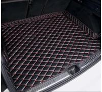 Tapis de Coffre Voiture pour Dacia Duster 2 2018-2022 2023, Bac de Coffre Cuir Tapis de Coffre de Voiture bac de Protection de Coffre Anti Rides Anti Rayures,Black and Red