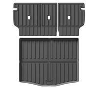 Tapis de Coffre Voiture pour Ford pour Mustang pour Mach-E Coussin Dossier Coffre Protection Imperméable Gouvernail Gauche Tapis Sol Voiture 3D TPE(Trunk 2PCS)