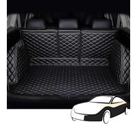 Tapis De Coffre Voiture pour orsche Taycan Cross Turismo 2019-2025, Cuir Couverture Complète Protection Coffre Accessoires,A/Black