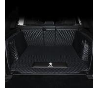 Tapis de Coffre Voiture pour Peugeot 2008 II Active/Allure/GT Pack SUV 2019-2022 2023 2024 Housse de Coffre en Cuir Tapis de Protection Imperméable Antidérapant Accessoires,Black