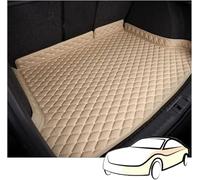 Tapis de Coffre Voiture pour Skoda Kamiq Monte Carlo (AB 2023) 2024 2025 2026, Antidérapant Anti-Salissures Coffre Tapis Protection Coussin Accessoires Intérieurs,E Beige