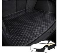 Tapis de Coffre Voiture pour Skoda Kamiq Monte Carlo (AB 2023) 2024 2025 2026, Antidérapant Anti-Salissures Coffre Tapis Protection Coussin Accessoires Intérieurs,A Black