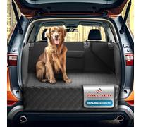 Tapis de coffre WALSER Bello, tapis de coffre 3 en 1 avec protection de seuil de chargement et organisateur, insert antidérapant pour chiens