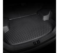 WXRNBN Tapis De Coffre pour MG ZS Hybrid+ Luxury (2024), Cuir Tapis Coffre Voiture Tapis Coffre Voiture Tapis de Coffre Voiture Imperméable Antidérapant,Black