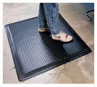 Tapis de conducteur anti-Fatigue, résistant à l'éponge souple, ergonomique, tapis imperméable pour le travail industriel, noir, 60 x 90 x 2 cm
