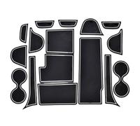 Tapis de Console Centrale pour Mazda CX-7, Tapis De Rainure De Porte Intérieure Antidérapants Caoutchouc Accessoires,White