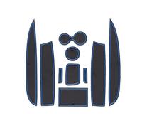 Tapis de Console Centrale pour Renault Clio 4, Tapis De Rainure De Porte Intérieure Antidérapants Caoutchouc Accessoires,Blue