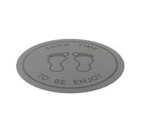 Tapis de corde à sauter, tapis d'exercice | 60 x 60 cm, absorption des chocs silencieux, épais, équipement antidérapant est idéal pour protéger vos sols lors d'exercices de saut intenses à l'intérieur