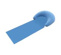 Tapis de couchage | 160 x 70 cm | gonflable de camping | Tapis de chaise longue avec oreiller | Tapis de plage portable pliable en PVC pour bain de soleil, repos en plein air, voyage