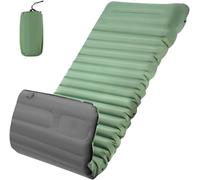Tapis de couchage de Camping gonflable, matelas de Camping Compact ultraléger, coussin de sommeil imperméable en plein air pour randonnée à dos NT-04Green