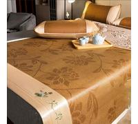 Tapis De Couchage D'été En Bambou Pliable Pour La Chambre À Coucher,Tapis De Couchage En Bambou Pour Lit,lit Tapis De Refroidissement Pour Lit Double Simple Dortoir(C,180x200cm/70.87*78.74in)