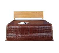 Tapis de couchage d'été en bambou portable et pliable pour usage familial 2 x 2,2 m - Parfait pour le camping et la maison