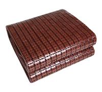 Tapis de couchage d'été en bambou respirant, lisse, pliable, tapis de mahjong frais pour chambre à coucher et salon, canapé-lit (99,1 x 190,5 cm)