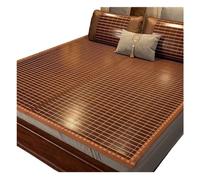 Tapis de couchage d'été - Matelas double en bambou exquis pour la maison, le dortoir et l'école - Literie légère et respirante pour un sommeil confortable