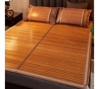 Tapis de couchage d'été, matelas en paille double face, drap de lit rafraîchissant, tapis de climatisation pour la maison, la chambre à coucher, l'école, le dortoir, 120 x 195 cm, parfait par temps