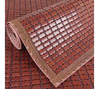 Tapis de couchage d'été pliable en bambou carbonisé antidérapant pour un confort respirant, parfait comme surmatelas rafraîchissant ou tapis de climatisation