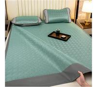 Tapis de Couchage d'Été Rafraîchissant avec Taie d'oreiller, Sangle Antidérapante, Lavable en Machine, Idéal pour Maison et Bureau, Ajustement Parfait
