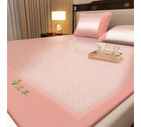 Tapis de couchage en bambou avec design rafraîchissant double face, pliable pour le confort estival et l'utilisation de la climatisation