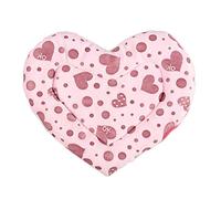 Tapis de couchage en forme de cœur pour hamster et cochon d'Inde Rose