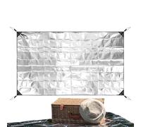 Tapis de couchage en mousse de camping - Tapis de couchage en mousse d'aluminium pour camping, tapis isolant en aluminium, imperméable et thermique pour l'extérieur