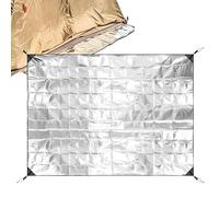 Tapis de couchage en mousse - Tapis de camping imperméable en aluminium double face d'isolation thermique, tapis rembourré léger portable pour pique-nique en plein air, tente