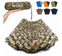 Tapis de Couchage Gonflable - POWERLIX - Camouflage - Ultra léger - Sac de transport inclus - 100% étanche