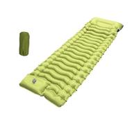 Tapis de couchage gonflable ultra léger avec oreiller et pompe à pied intégrée, durable et compact, étanche, adapté pour la randonnée, le piège à tente, les voyages