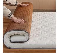 Tapis de couchage pliable en rotin, futon japonais, matelas Shiki, taille double, pour chaise longue, lit d'appoint, canapé de camping