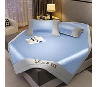 Tapis de couchage rafraîchissant avec taie d'oreiller, tapis de lit en absinthe naturelle, tapis pliable pour la maison, les voyages et le dortoir