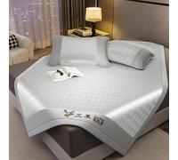 Tapis de couchage rafraîchissant avec taie d'oreiller, tapis de lit en absinthe naturelle, tapis pliable pour la maison, les voyages et le dortoir