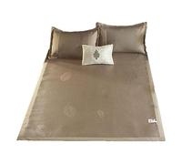 Tapis de couchage rafraîchissant d'été - Matelas pliable en soie glacée Tapis de lit en rotin pour temps chaud Bambou Tapis de sommeil d'été (couleur : B taille : 90 x 190 cm)