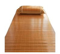 Tapis de couchage rafraîchissant en bambou, surmatelas d'été en rotin 80 x 190 cm, surface de sommeil respirante et fraîche pour la maison et l'école, idéal par temps chaud