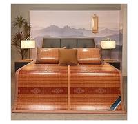 Tapis de couchage rafraîchissant en bambou - Tapis antidérapant double face, tapis de lit pliable portable - Literie d'été respirante pour le camping et la maison