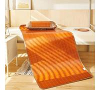 Tapis De Couchage Rafraîchissant en Bambou, Tapis De Couchage D’été en Bambou, Coussin De Surmatelas en Bambou Respirant à Refroidissement Rapide pour Li, E, L190xW90cm/L75xW35.4in