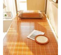 Tapis De Couchage Rafraîchissant en Bambou, Tapis De Couchage D’été en Bambou, Coussin De Surmatelas en Bambou Respirant à Refroidissement Rapide pour Li, A, L190xW80cm/L75xW31.5in